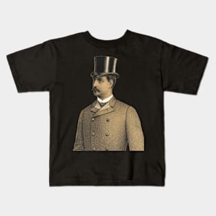 Victorian Gentleman Kids T-Shirt